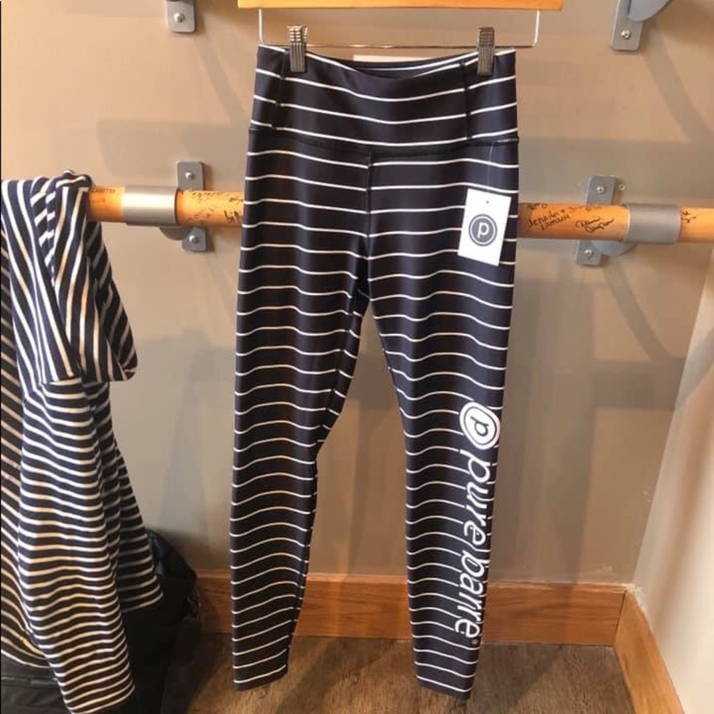 Stripped Pure Barre leggings